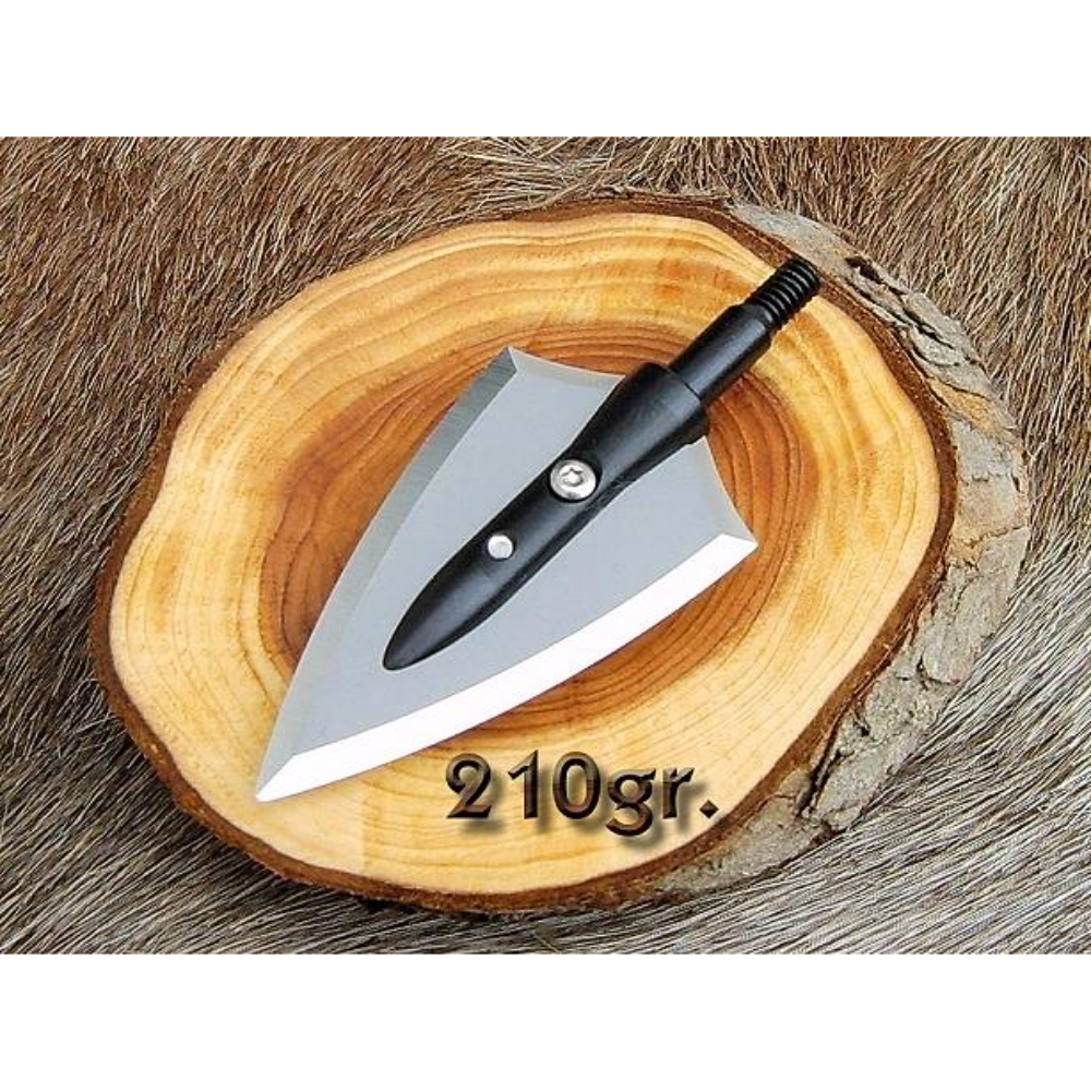 GERMAN SILVER FLAME BROADHEAD 2/BL 210gr 3/pak