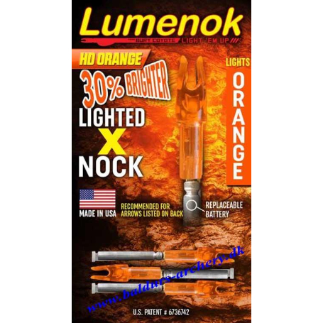 LUMENOK X-NOCK LUMINATED .204 ORANGE